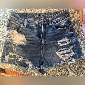 ripped denim shorts!